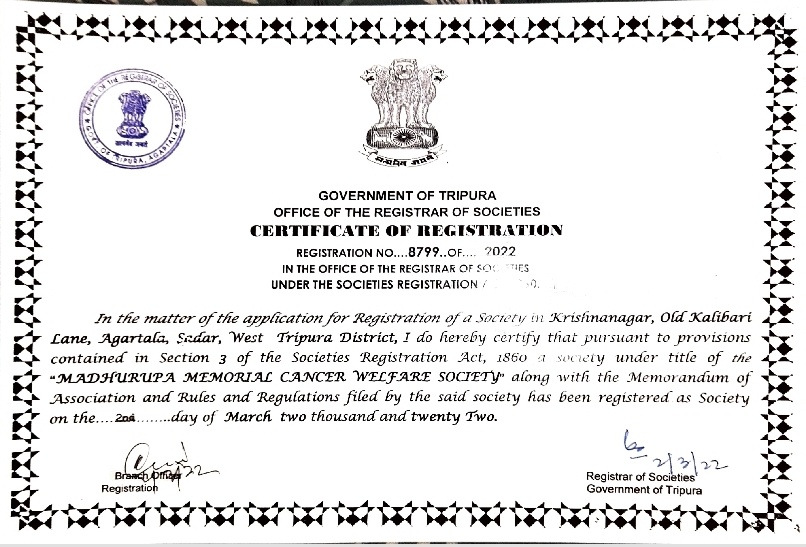 Registration Certificate