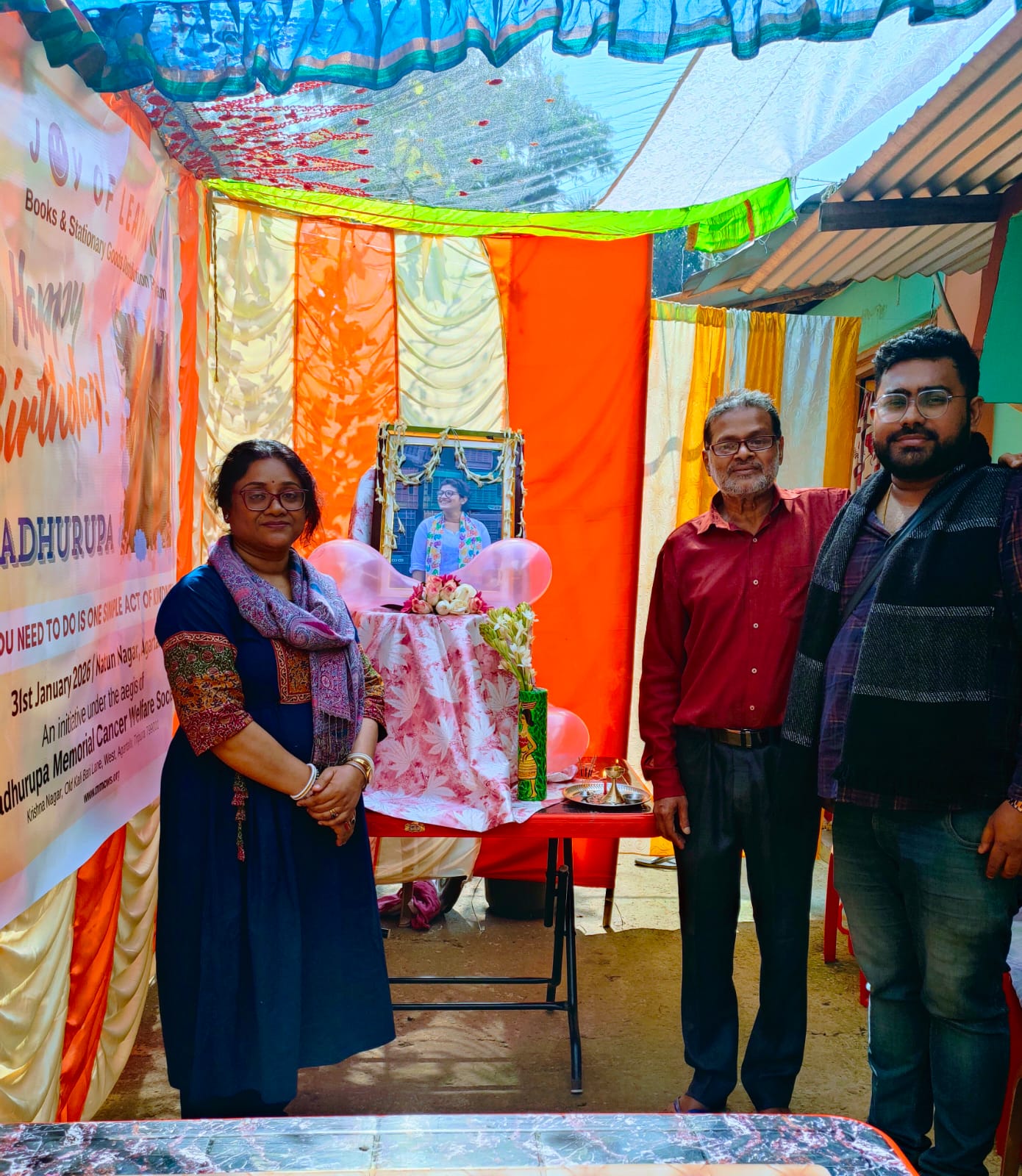 Celebration of Madhu's birthday